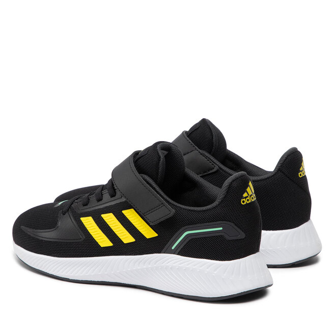 Adidas runfalcon black yellow clearance