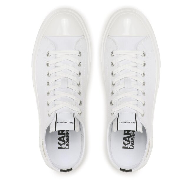 KARL LAGERFELD Teniși KARL LAGERFELD KL50316 White Canvas