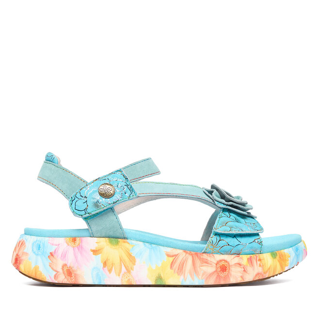 Sandały Laura Vita Nikito 01 Turkusowy - kobiece