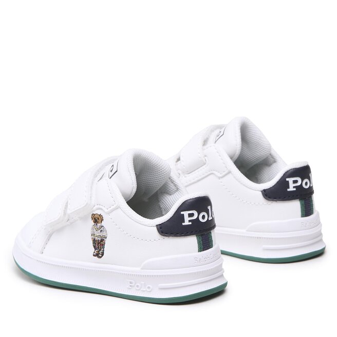 Zapatos Hombre Zapatillas Polo Sport Hombre Heritage Court II Piel De  Ante, Color Azul Marino Leather Sneaker Black