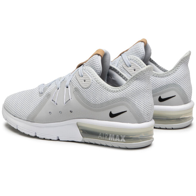 clímax frio vistazo Zapatos Nike Air Max Sequent 3 908993 008 Pure Platinum/Black/White •  Www.zapatos.es
