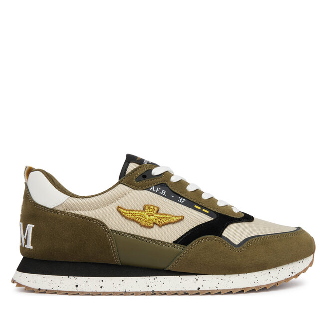 Sneakersy Aeronautica Militare 261SC0288UCT03545 Zielony - męskie