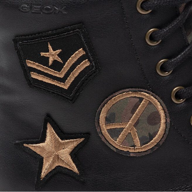 Geox Csizma Geox J Casey G. C J1620C 000BC C9999 S Black