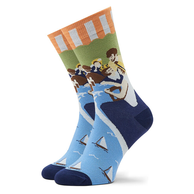Șosete Înalte Unisex Curator Socks Luncheon Of The Boating Party Colorat Boating imagine noua