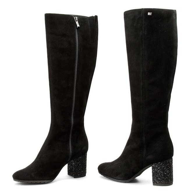 Solo Femme Kozaki Solo Femme 87604-01-C78/F82-01-00 Czarny