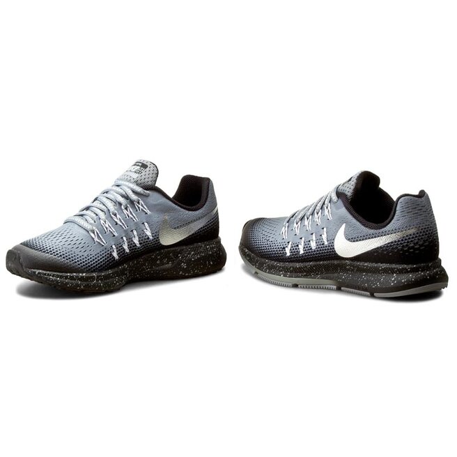 Pantofi Nike Zm Pegasus 33 Shield GS 859623 001 Stealth Metallic