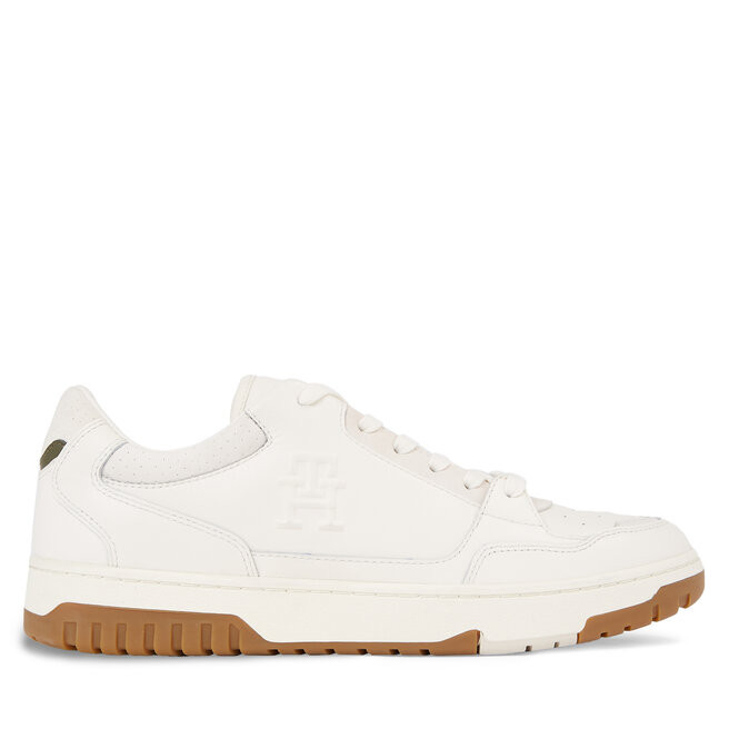 Αθλητικά Tommy Hilfiger Th Basket Best Lth Nubuck FM0FM04823 Ancient White YBH