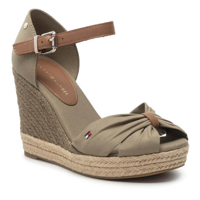 Tommy Hilfiger Espadrilles Tommy Hilfiger Basic Open Toe High Wedge FW0FW04784 Woodridge GXR