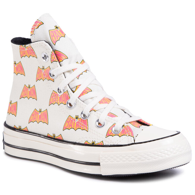 Sneakers Converse Chuck 70 Hi 167318C Egret/Pink/Black • Www.chaussures.fr