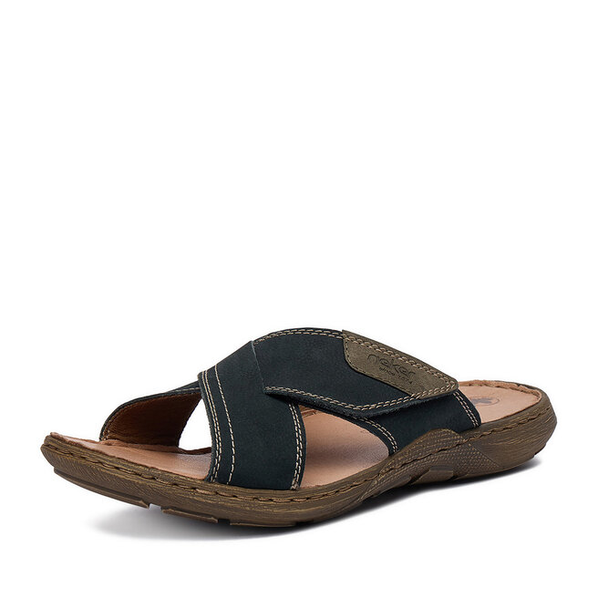 Klapki Rieker CEO-22089-14 Granatowy -