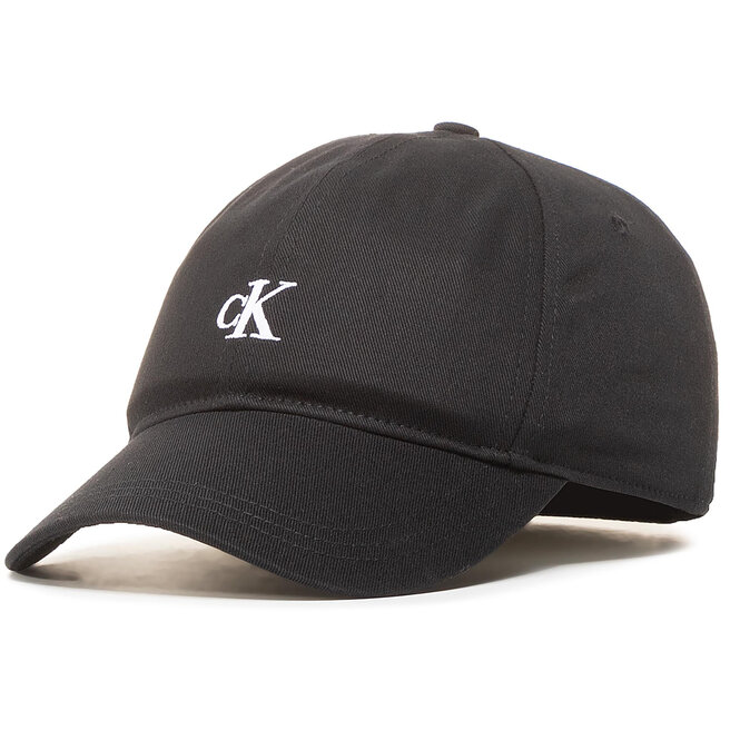 Czapka z daszkiem Calvin Klein Jeans Monogram Baseball Cap - Czarny