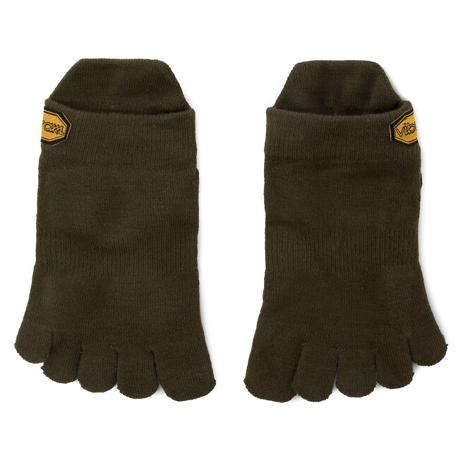 Vibram Fivefingers Rövid unisex zoknik Vibram Fivefingers Athletic No Show S18N01 Military Green