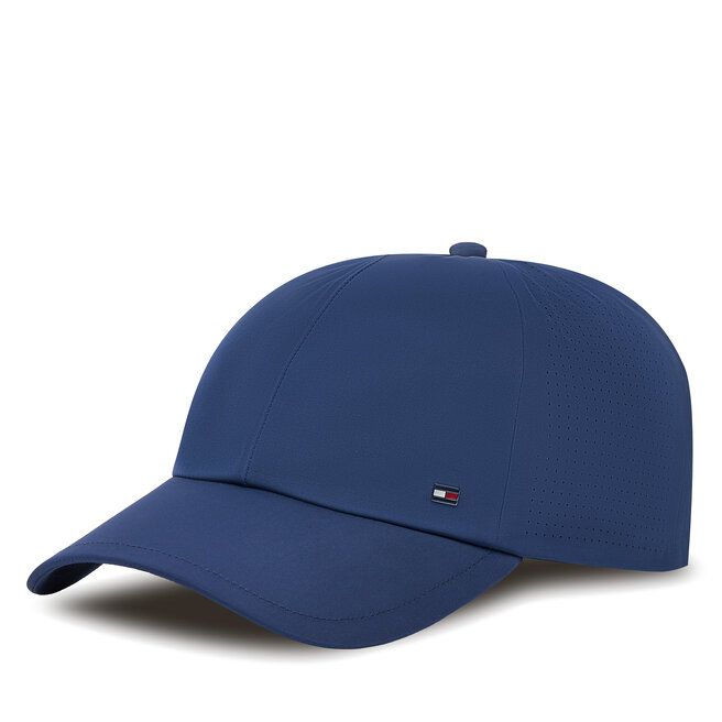 Czapka z daszkiem Tommy Hilfiger Corp Perforated 6 Panel - Granatowy