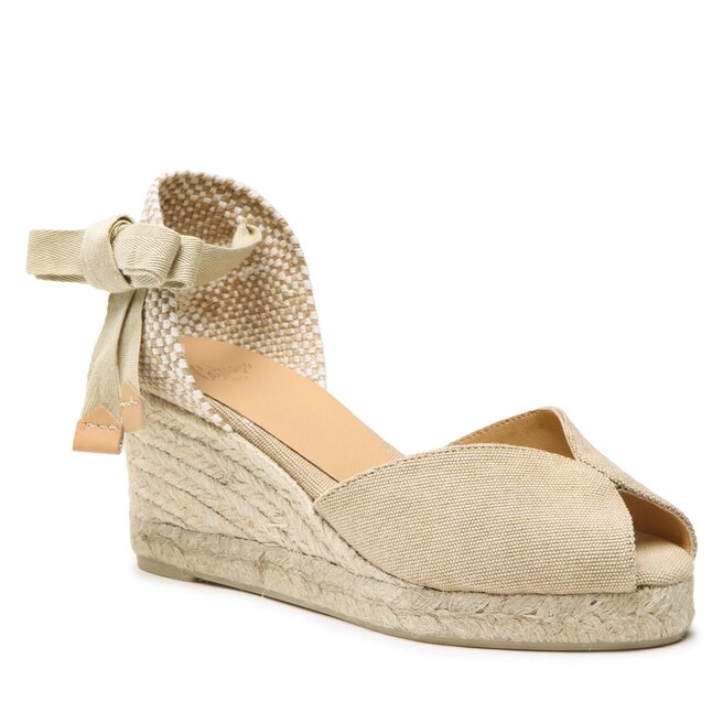 Espadryle Castañer Bilina/6/002 - Beżowy