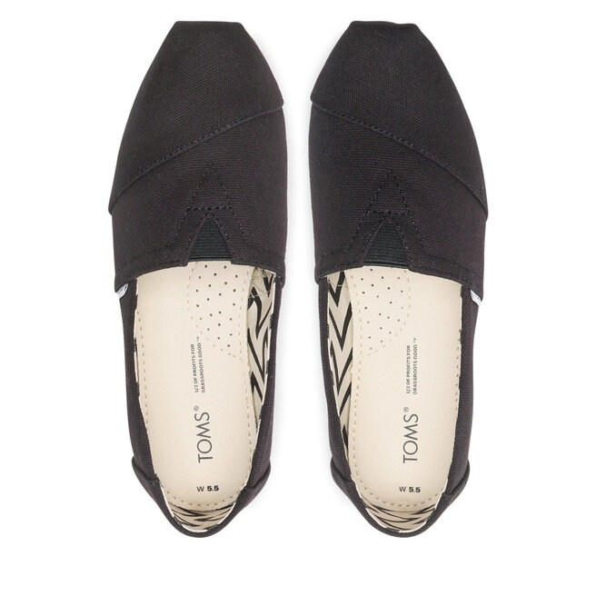 Toms Halbschuhe Toms Alpargata 10017716 Black/Black