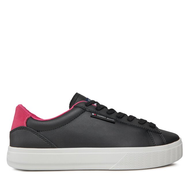 Sneakersy Tommy Jeans Tjw Cupsole Sneaker Ess - Czarny