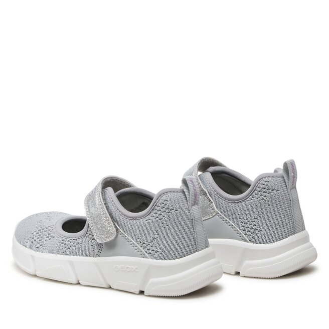 Geox Балеринки Geox J Aril Girl J35DLF07QBCC1007 S Silver