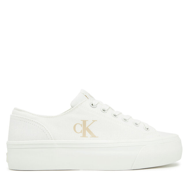 Tenisówki Calvin Klein Jeans Vulc Flatform Low Cv Mg - Biały