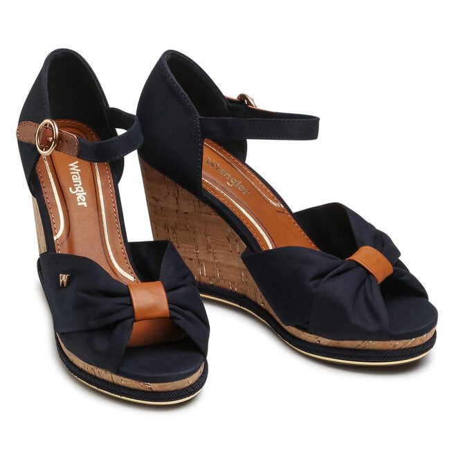 Wrangler Sandále Wrangler Panama Cross WL11652A Navy 016