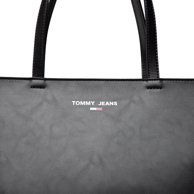 Tommy Jeans Geantă Tommy Jeans Tjw Essential Pu Tote AW0AW12419 BDS
