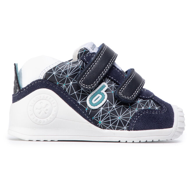 Scarpe Biomecanics Blu - Sneaker Con Punta Tonda E Chiusura A Velcro, Comode E Pratiche