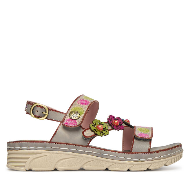 Sandały Laura Vita Dorry 18 Szary - kobiece