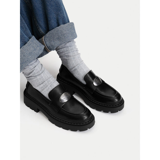 Loafersy Guess Jeans CEO-WS5389S-4 Czarny