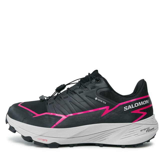 Salomon Cipő Salomon Thundercross GORE-TEX L47383500 Black/Black/Pink Glo
