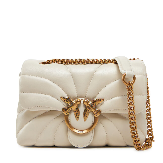 Torebka PINKO Love Puff Mini Cl AI 24-25 PLTT 100039 - Écru