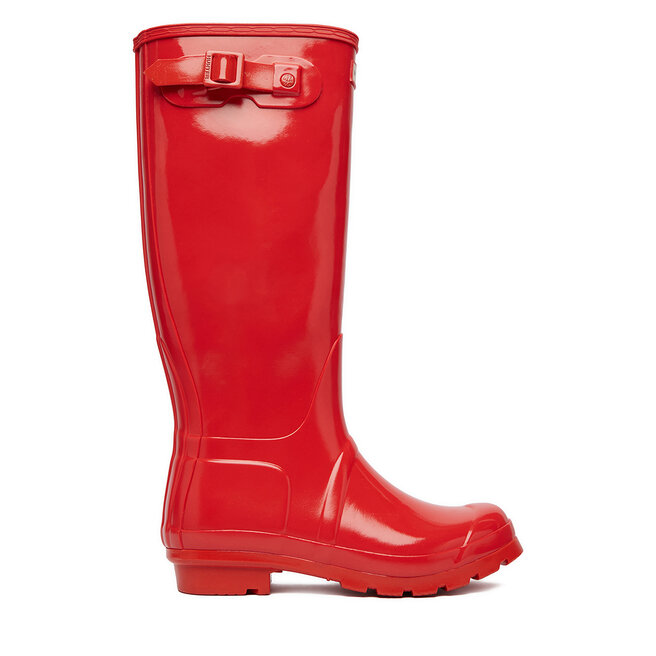 Kalosze Hunter CEO-18-1660 Czerwony - kobiece