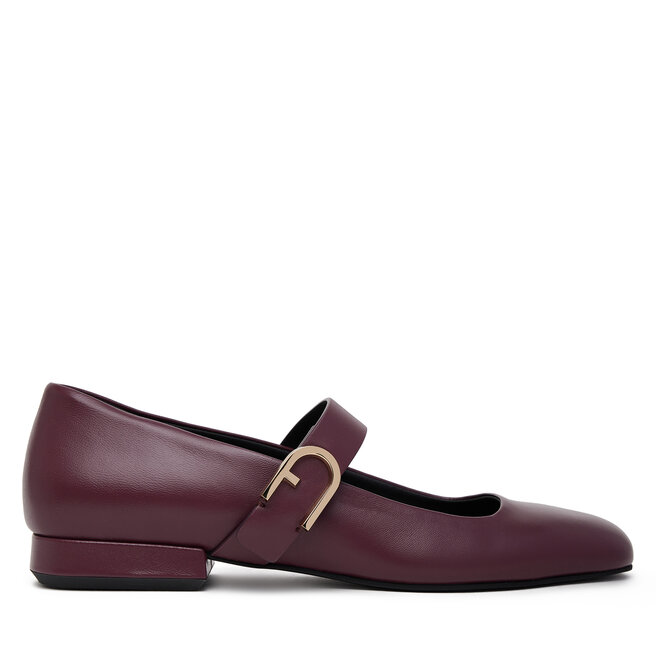 Półbuty Furla Chic Ballerina YJ70HIC X30000 AL - Bordowy