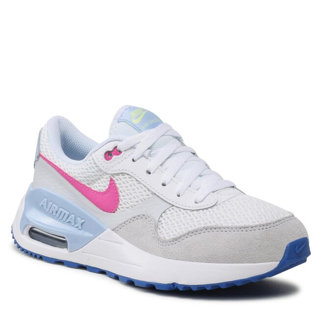 Nike Обувки Nike Air Max Systm (GS) DQ0284 105 White/Active Fuchsia