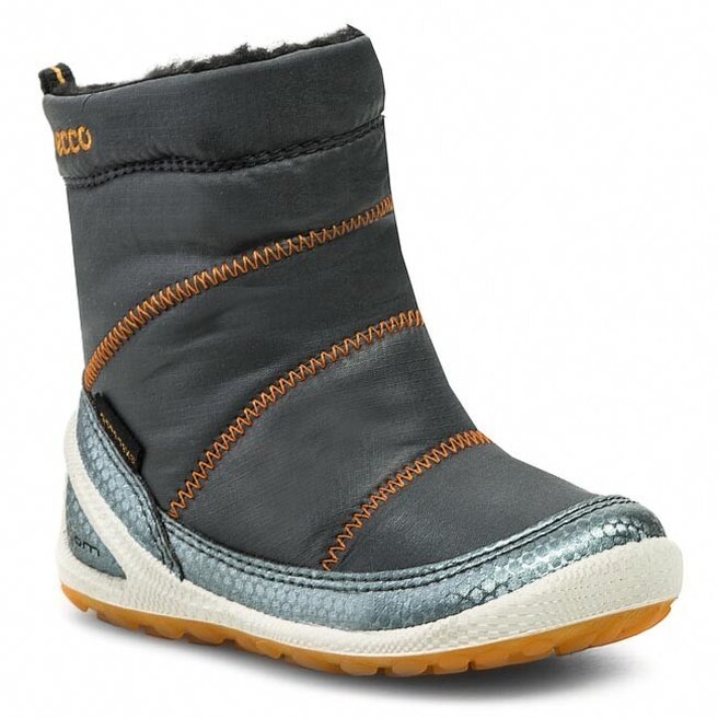 Μπότες Χιονιού ECCO Biom Lite Infants 75256156769 Buffed Silver/Moonles •  Www.epapoutsia.gr
