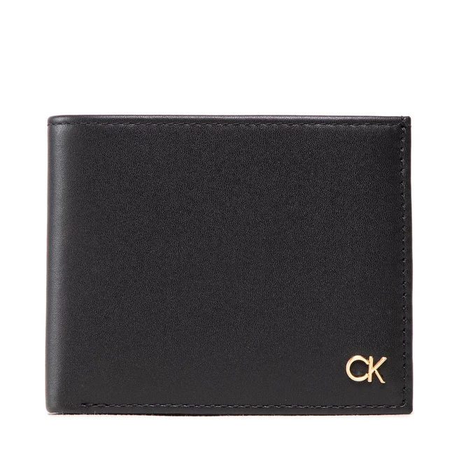 Portofel Mare pentru BÄƒrbaÈ›i Calvin Klein Ck Icon Bifold 5Cc W/Coin K50K509615 Ck Black BAX