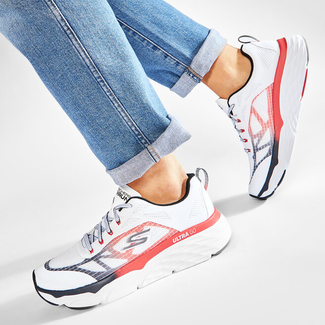 Skechers Παπούτσια Skechers Max Cushioning Elite 220063/WHT White