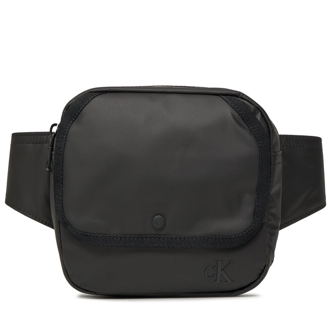 Saszetka nerka Calvin Klein Jeans Ultralight Waistbag18 Rub - Czarny
