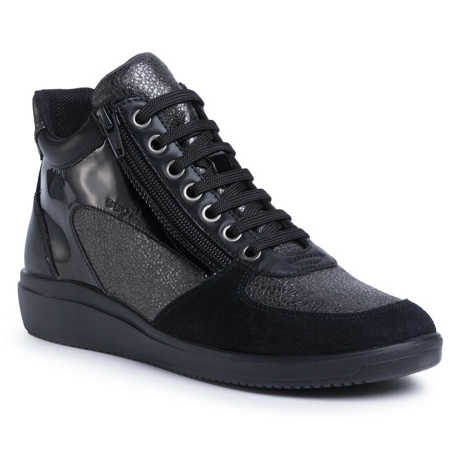 Sneakers Geox D Tahina B D04BDB 0PV22 C9999 Black • Www.epantofi.ro