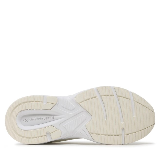 Calvin Klein Jeans Sportcipő Calvin Klein Jeans Retro Tennis Over Mesh Wn YW0YW00946 White/Creamy White 0K6