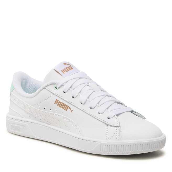 Puma Сникърси Puma Vikky V3 Lthr 383115 11 Puma White/Minty Burst/Gold