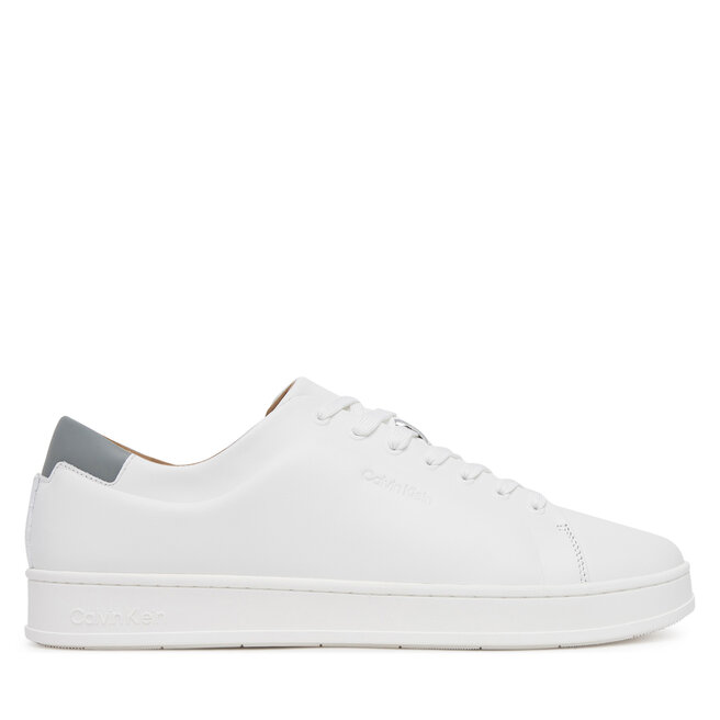 Sneakersy Calvin Klein Pure Low Laceup Cupsole Hf Lth - Biały