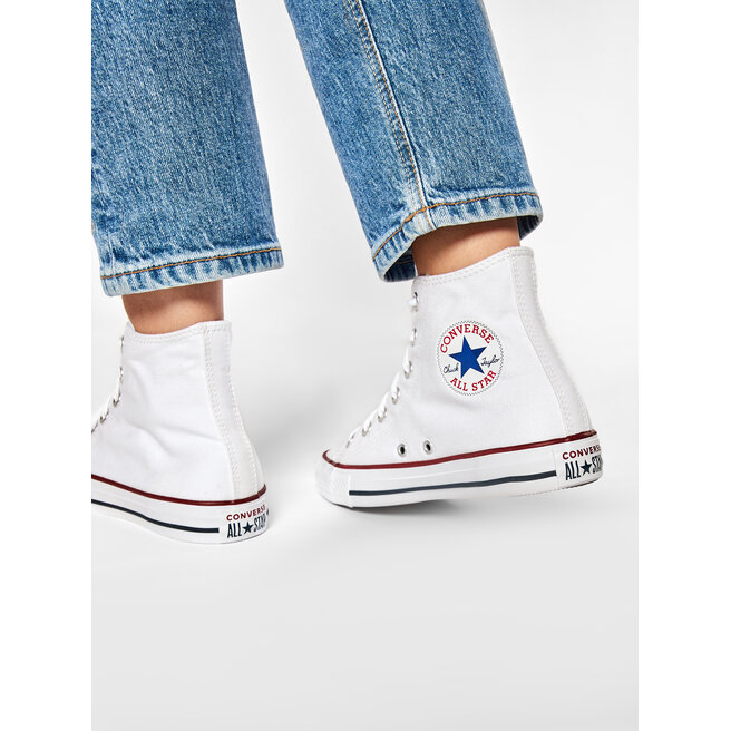 Converse Кецове Converse All Star Hi M7650C Optic White