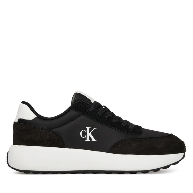 Sneakersy Calvin Klein Jeans Athleisure Runner Laceup Ny-Su - Czarny