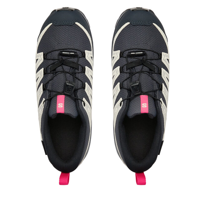 Salomon Bakancs Salomon Xa Pro V8 Climasalomon™ Waterproof L47310800 India Ink/Transparent Yellow/Pink Glo