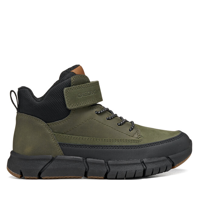 Trzewiki Geox J Flexyper Boy J369BA 032ME C3009 S Zielony ciemny