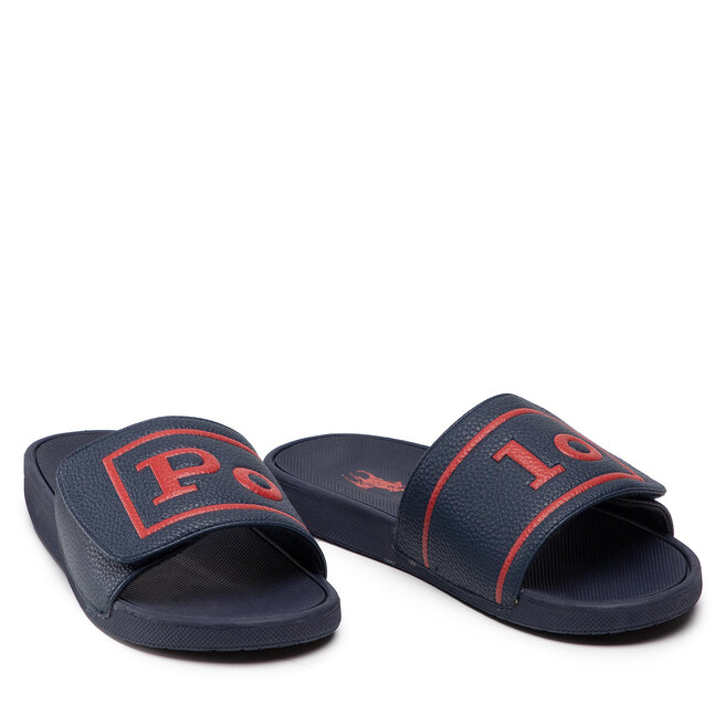 Polo Ralph Lauren Papucs Polo Ralph Lauren Penley RF103431 Navy/Red