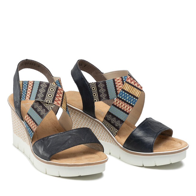 Rieker Sandalen Rieker 68518-14 Blau Kombi