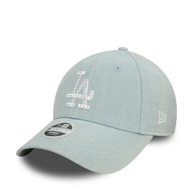 Czapka z daszkiem New Era Diamante Denim 9For - Niebieski