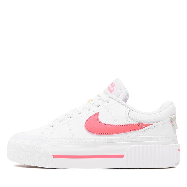 Nike Pantofi Nike Wmns Nike Court Legacy Lift DM7590 102 White/Sea Coral/Summit White