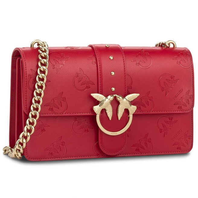 Pinko Kabelka Pinko Love Imprime Tracolla PE 18 PLTT 1P214C Y4K2 Red R20
