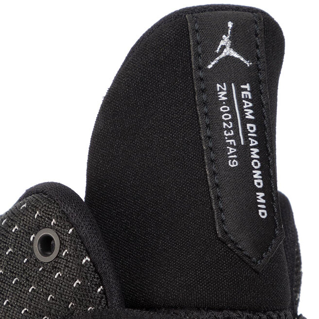Batai Nike Jumpman Diamond Mid CI1204 002 Black/Metallic Silver/Multi •  Www.eavalyne.lt